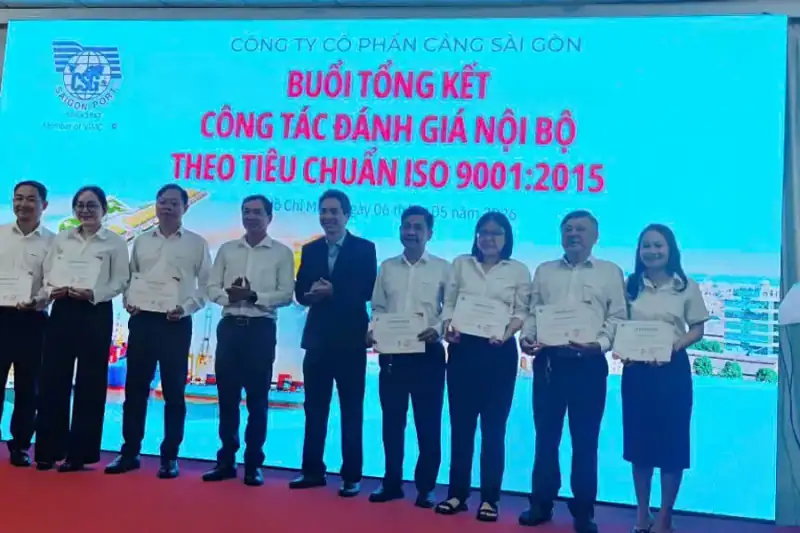 Cảng Sài Gòn: tổng kết đánh giá nội bộ theo ISO 9001